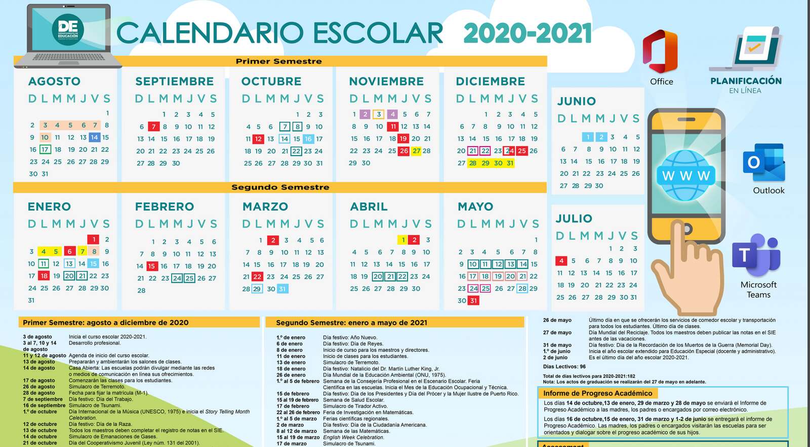 calendario junio 2021 puerto rico