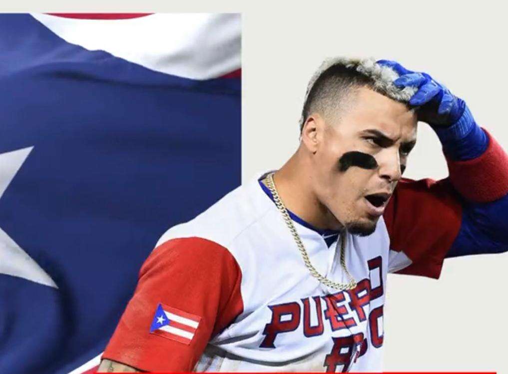 Men's Puerto Rico Baseball Javier Báez White 2023 World Baseball